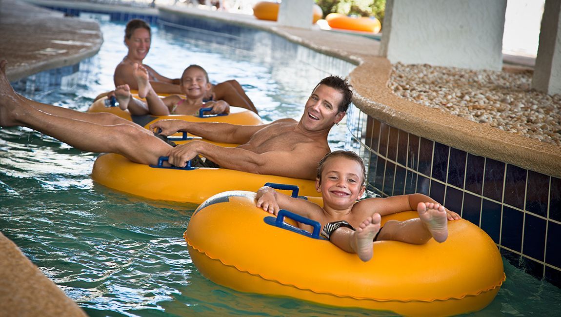 Sea Watch Lazy River Ride Family