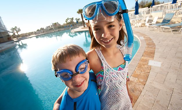 Kids at Sea Watch Resort