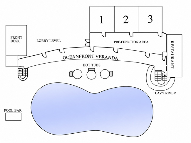 Meeting space map and layout